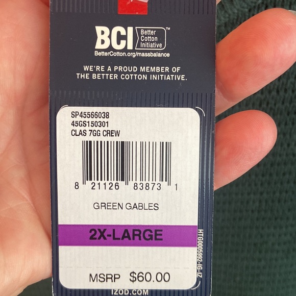 NWT Izod Men’s knit sweater XXL - Picture 8 of 11